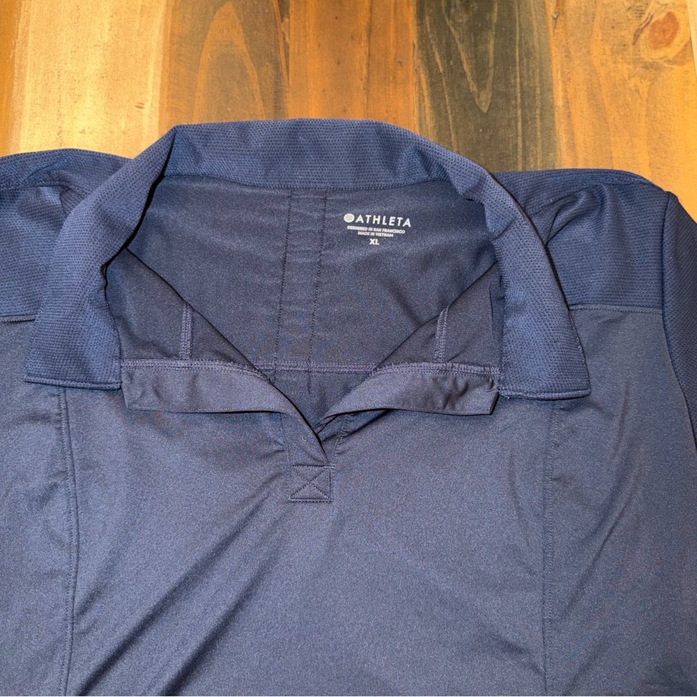 Athleta On Par Vented Tennis Golf Polo - Picture 2 of 3